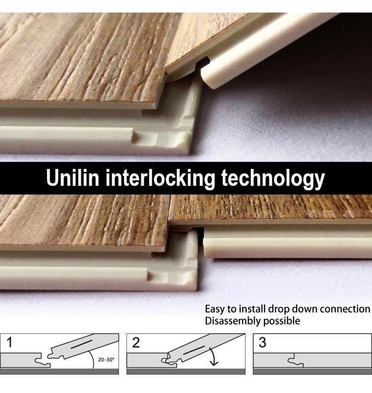 China Factory New Design Spc Non-Slip Rigid Core Vinyl Plank