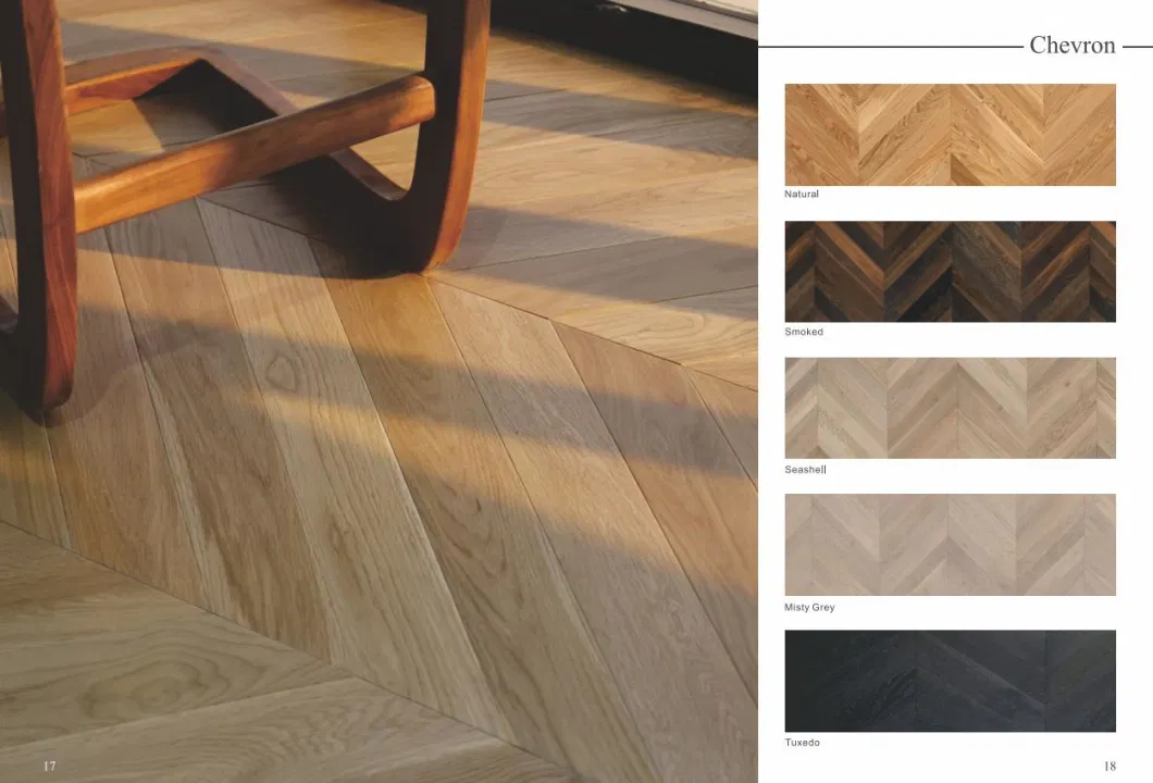 190/220/240/260mm Oak Engineerd Wooden Flooring/Hardwood Flooring/Engineered Wood Flooring/Engineered Flooring/Parquet Flooring/Herringbone/Chervon Flooring