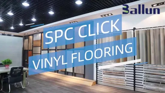 Waterproof Rigid PVC Spc Flooring Lvt Vinyl Plank Manufacturer Click Locking System